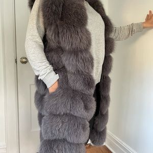 Fur vest size XS-S